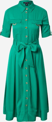 Karen Millen Košilové šaty – zelená: přední strana