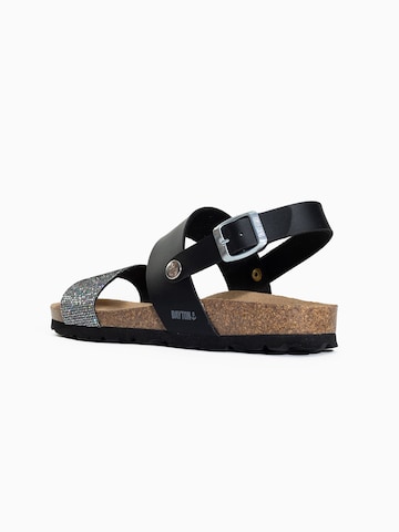 Bayton - Sandalias con hebilla 'Lilia' en negro