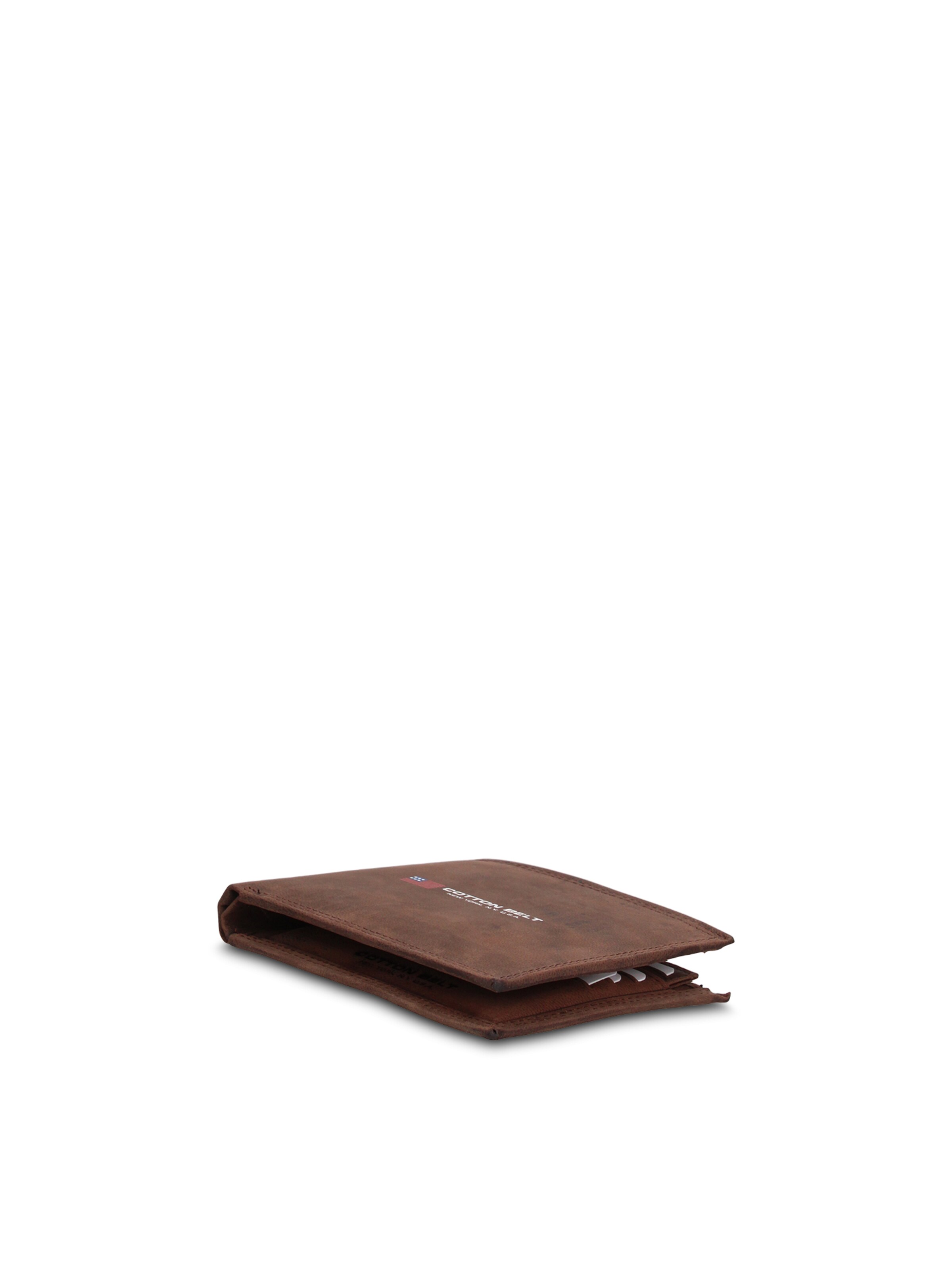 Portamonete di cotton belt in marrone