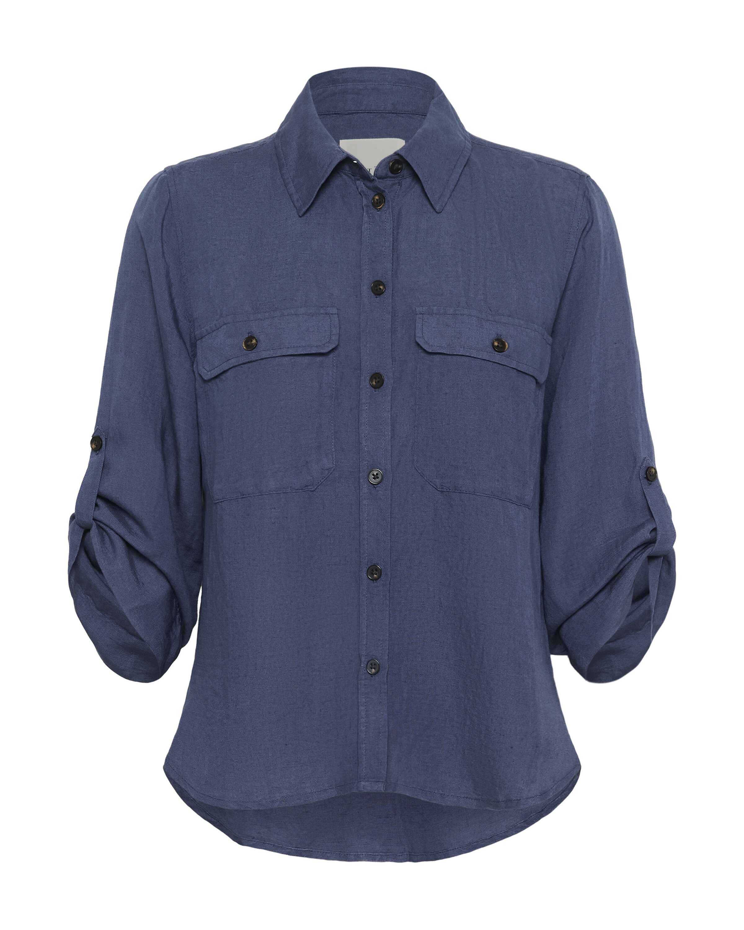 Chemisier 'Rayani' Part Two en bleu : devant