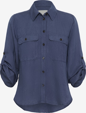 Chemisier 'Rayani' Part Two en bleu : devant