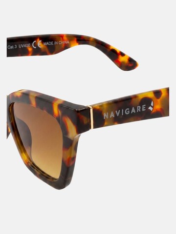 Occhiali da sole 'Occhiali da sole cat-eye Navigare calibro 58 protezione UV3' di Navigare in marrone