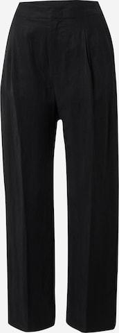GAP Loose fit Pleated Pants in Black: front