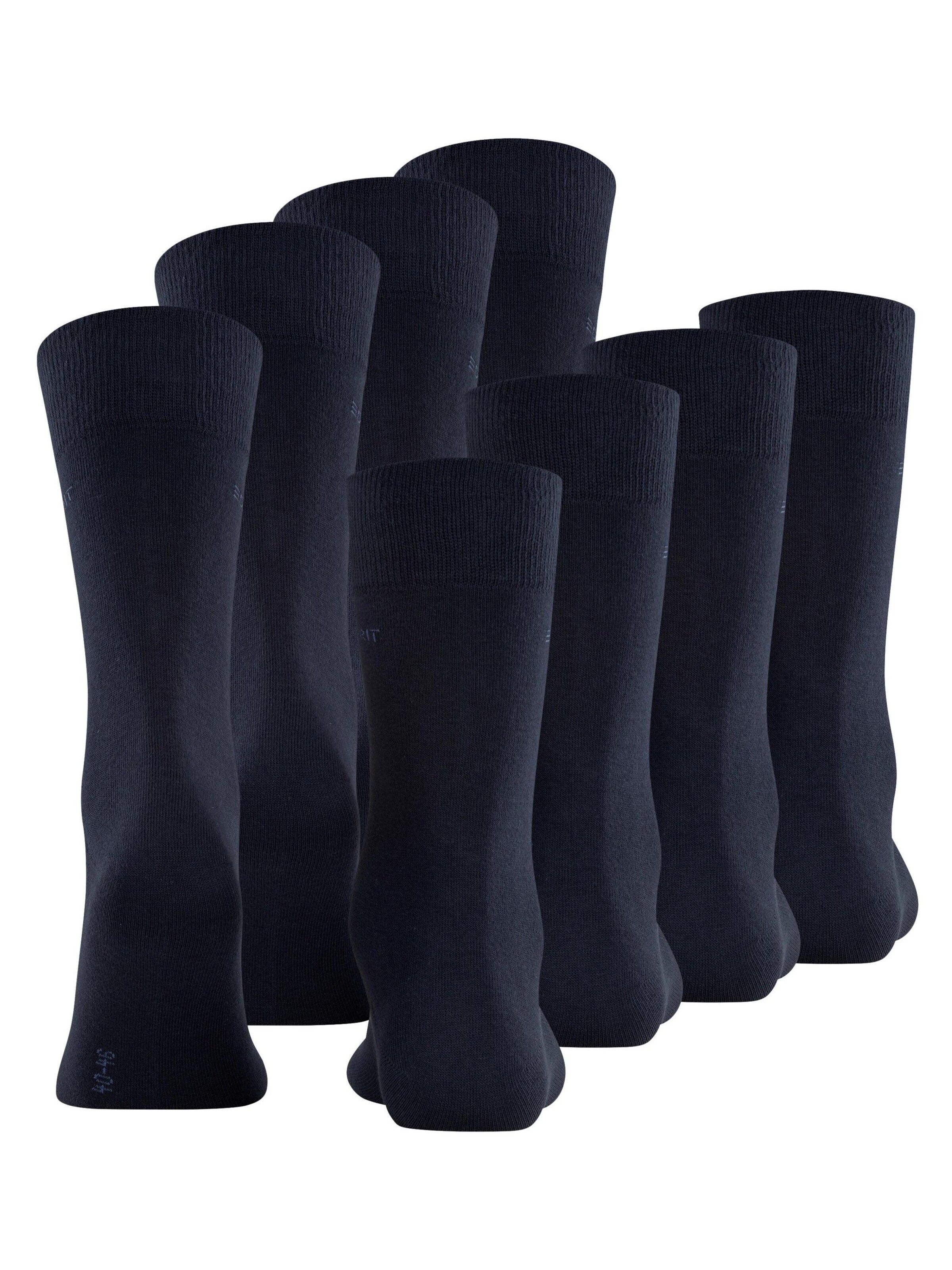 ESPRIT Socken 'Solid 4-Pack'‌‌‌‌‌‌‌‌‌ in Blau