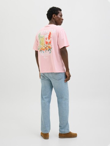 JACK & JONES - Camiseta 'JORBotaniq' en rosa