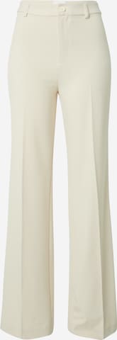 ABOUT YOU x Laura Giurcanu Regular Pleated Pants 'Christina' in Beige: front