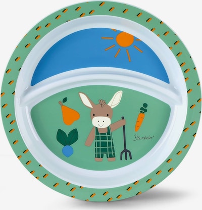 STERNTALER Plate 'Emmilius' in Blue / Green / Mixed colors, Item view