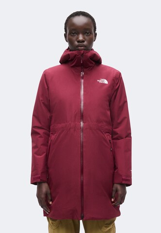 THE NORTH FACE Zunanja jakna 'HIKESTELLER' | rdeča barva: sprednja stran