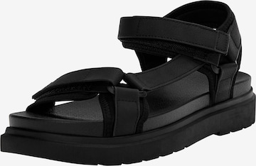 Pull&Bear Sandaalit värissä musta: etupuoli
