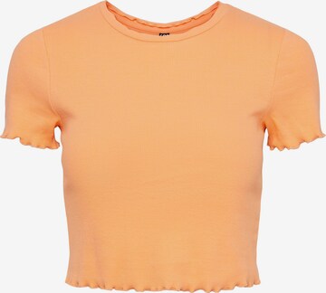 PIECES Μπλουζάκι σε πορτοκαλί: μπροστά