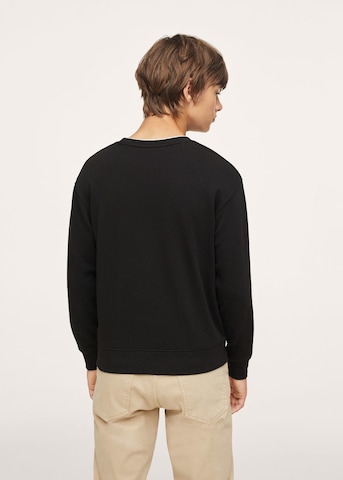 MANGO TEEN Sweatshirt in Schwarz