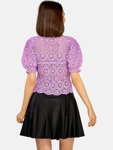 TOOche Knitted Top 'Carino' in Purple