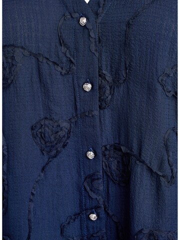 Zizzi Блузка от традиционного костюма 'MTALIA' в Синий