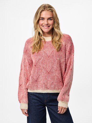 Pull-over 'PCJENNA' PIECES en gris : devant