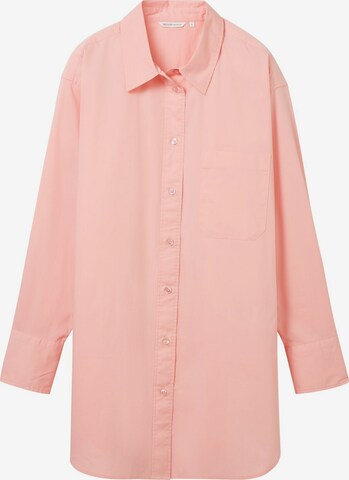 Chemisier TOM TAILOR DENIM en rose : devant