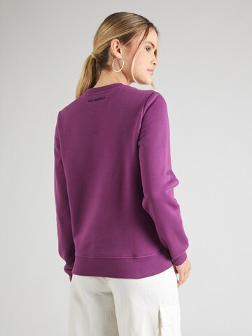 Karl Lagerfeld Sweatshirt 'Ikonik 2.0' i lila