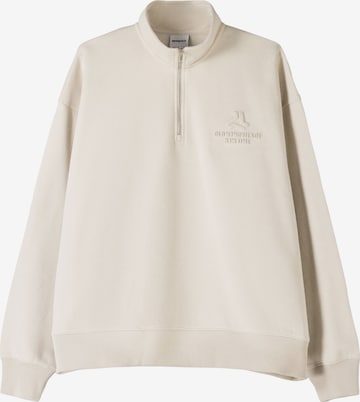 Bershka Collegepaita värissä beige: etupuoli