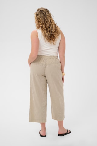 KAFFE CURVE Loosefit Kalhoty 'KCNana' – béžová