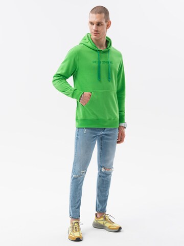 Ombre Sweatshirt 'B1351' in Green