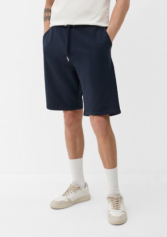 s.Oliver - regular Pantalón en azul: frente