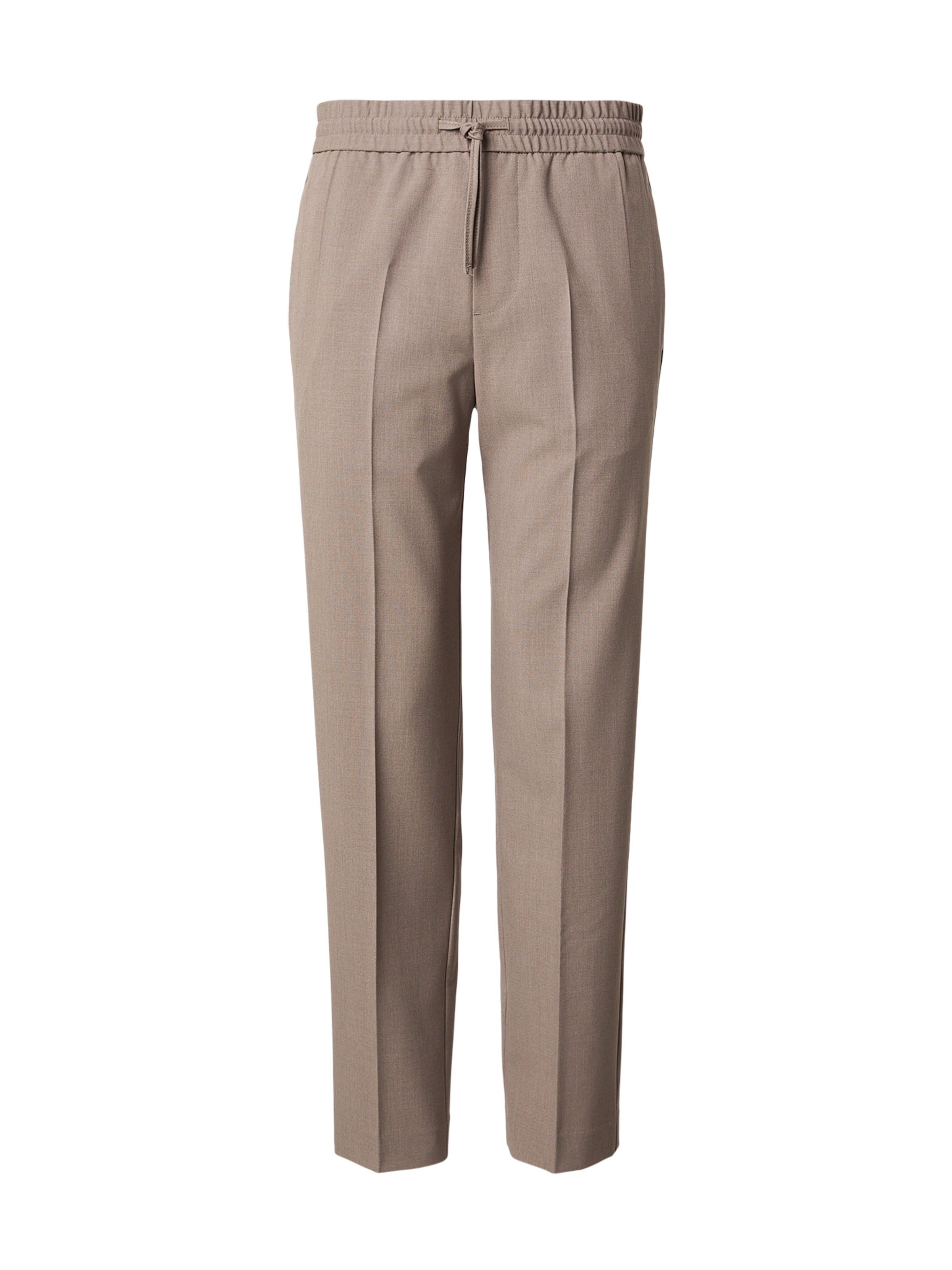 Lindbergh Trousers with creases in Beige: front