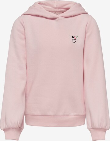 KIDS ONLY Sweatshirt 'Noomi' i rosa: framsida