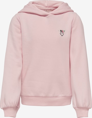 KIDS ONLY Sweatshirt 'Noomi' in Pink: front