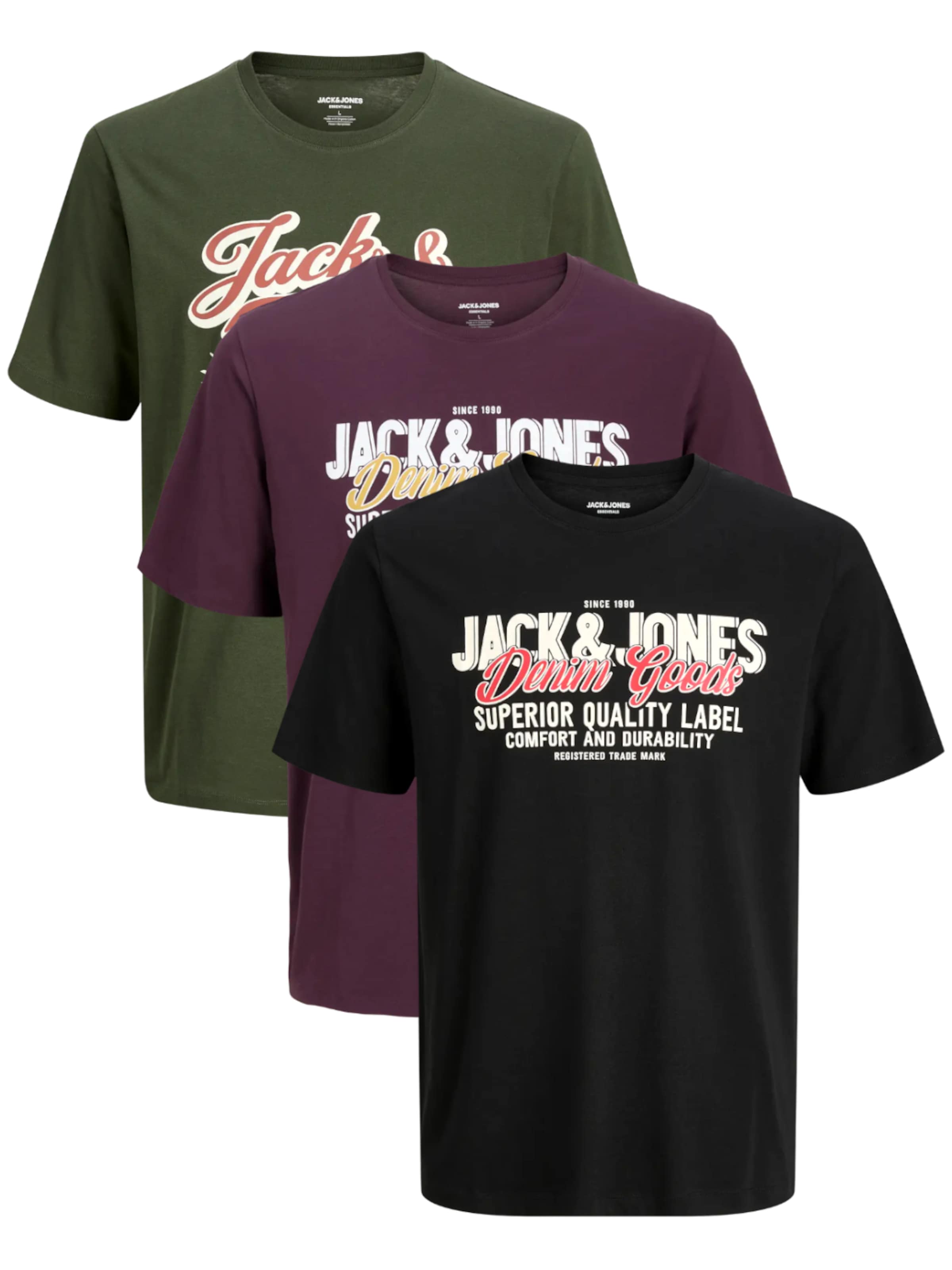 JACK & JONES Shirt 'JJELOGO JJECORP' in Mixed colors: front