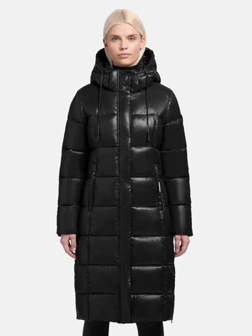 Cappotto invernale 'Shane' di khujo in nero: frontale