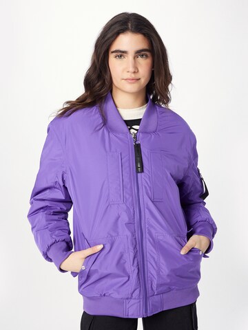 River Island Between-season jacket in Purple: front
