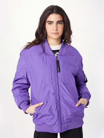 Veste mi-saison River Island en violet : devant