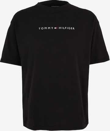 melns Tommy Hilfiger Underwear T-Krekls: no priekšpuses