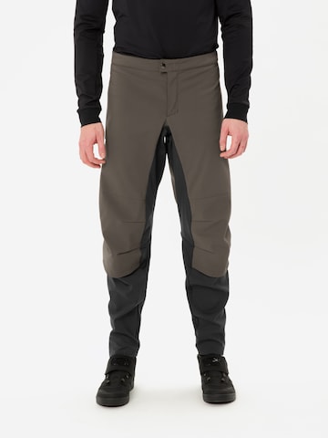 VAUDE Regular Outdoorbroek 'Qimsa' in Bruin: voorkant