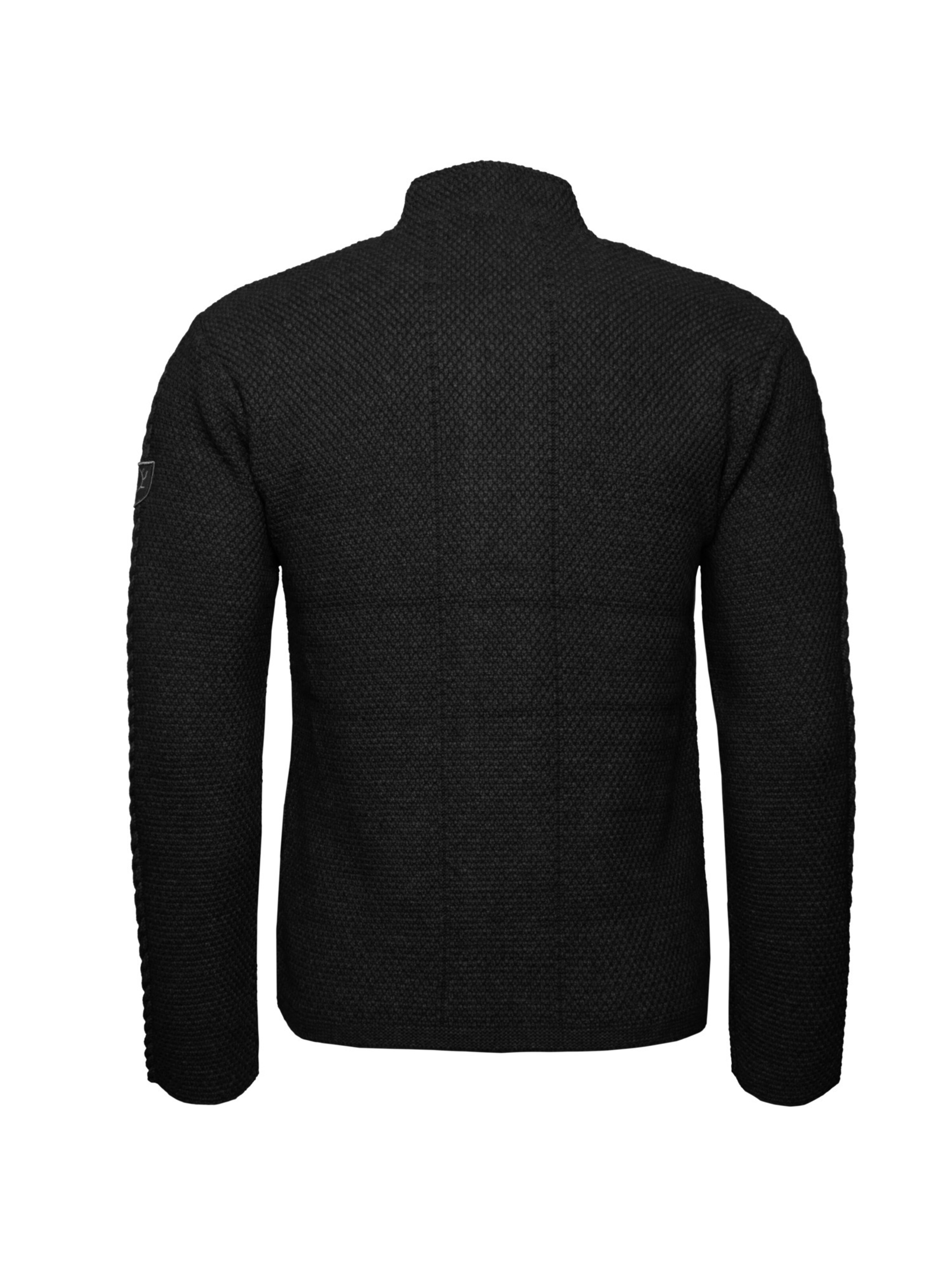 Krüger Buam Knit cardigan 'Jonathan' in Black