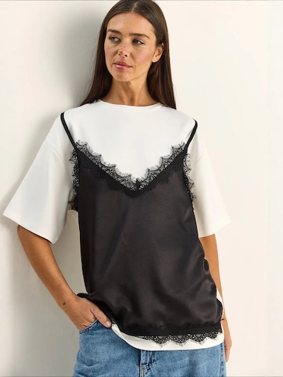 Bianco Lucci T-shirt 'T-Shirts' en S en blanc, Vue avec produit