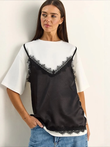 T-shirt 'T-Shirts' Bianco Lucci en blanc : devant
