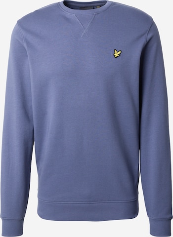 Sweat-shirt Lyle & Scott en bleu : devant
