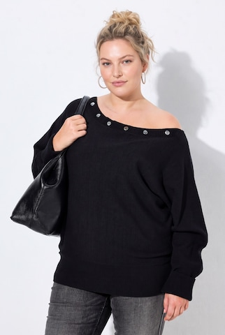 Ulla Popken Pullover in Schwarz