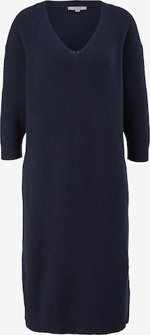 comma casual identity Knitted dress in Blue: front