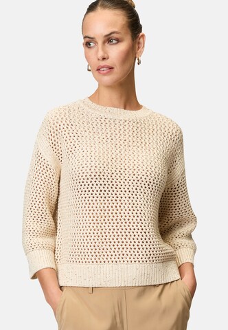 zero Pullover in Beige: Vorderseite