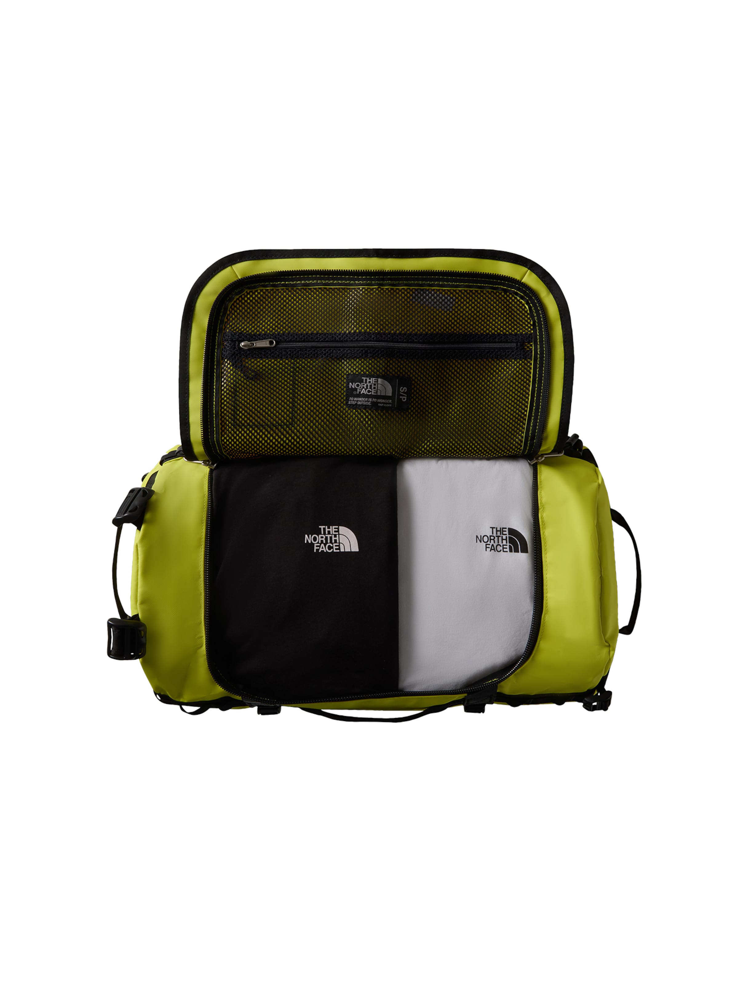 THE NORTH FACE Спортна чанта 'BASE CAMP DUFFEL' в жълто