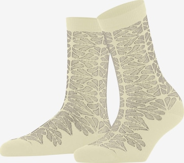 FALKE Socken 'Tile Impact' in Gelb: Vorderseite
