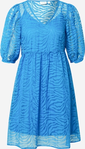 VILA Dress in Blue: front