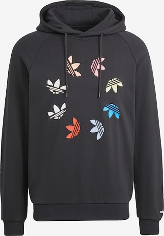 ADIDAS ORIGINALS Sweatshirt in Black: front