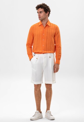 Coupe regular Chemise Antioch en orange
