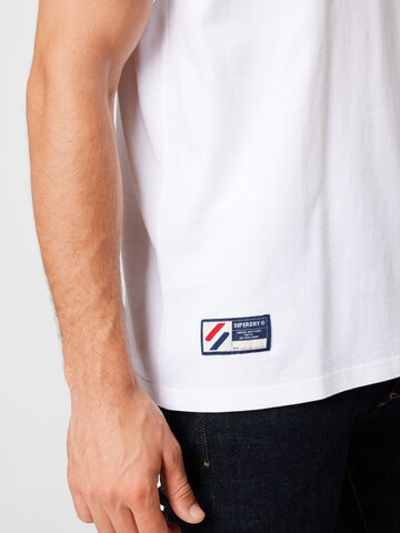 T-Shirt Superdry en blanc