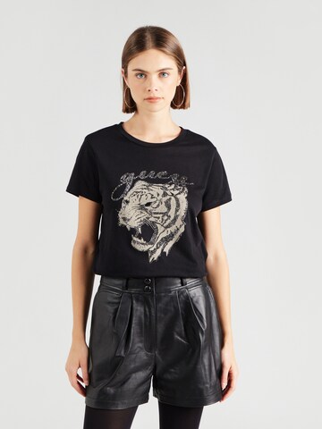 GUESS - Camisa em preto: frente