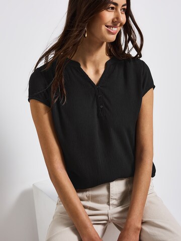 STREET ONE Blouse in Black: front