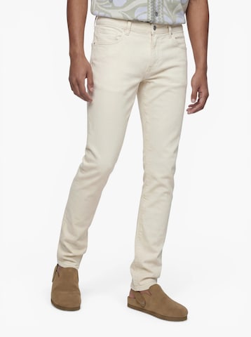 Only & Sons Slimfit Τζιν 'ONSLoom' σε μπεζ: μπροστά