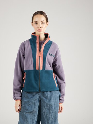 COLUMBIA - Chaqueta polar funcional en lila: frente